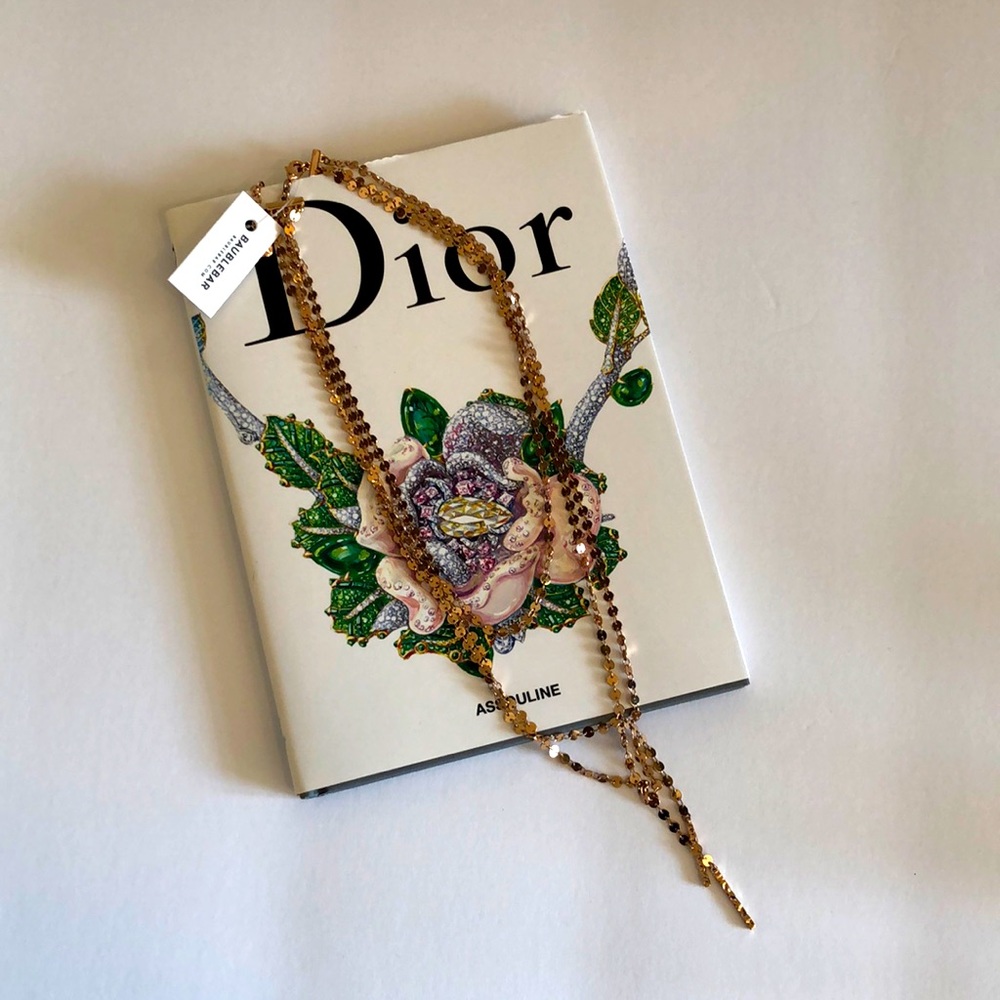 Baublebar gold link necklace